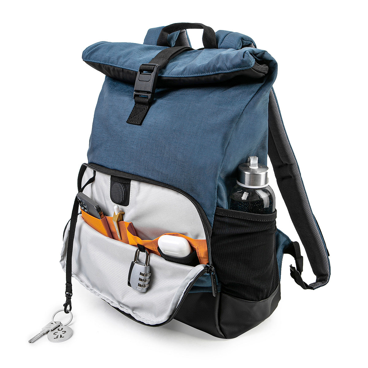 Abstract Rolltop Rucksack 14"