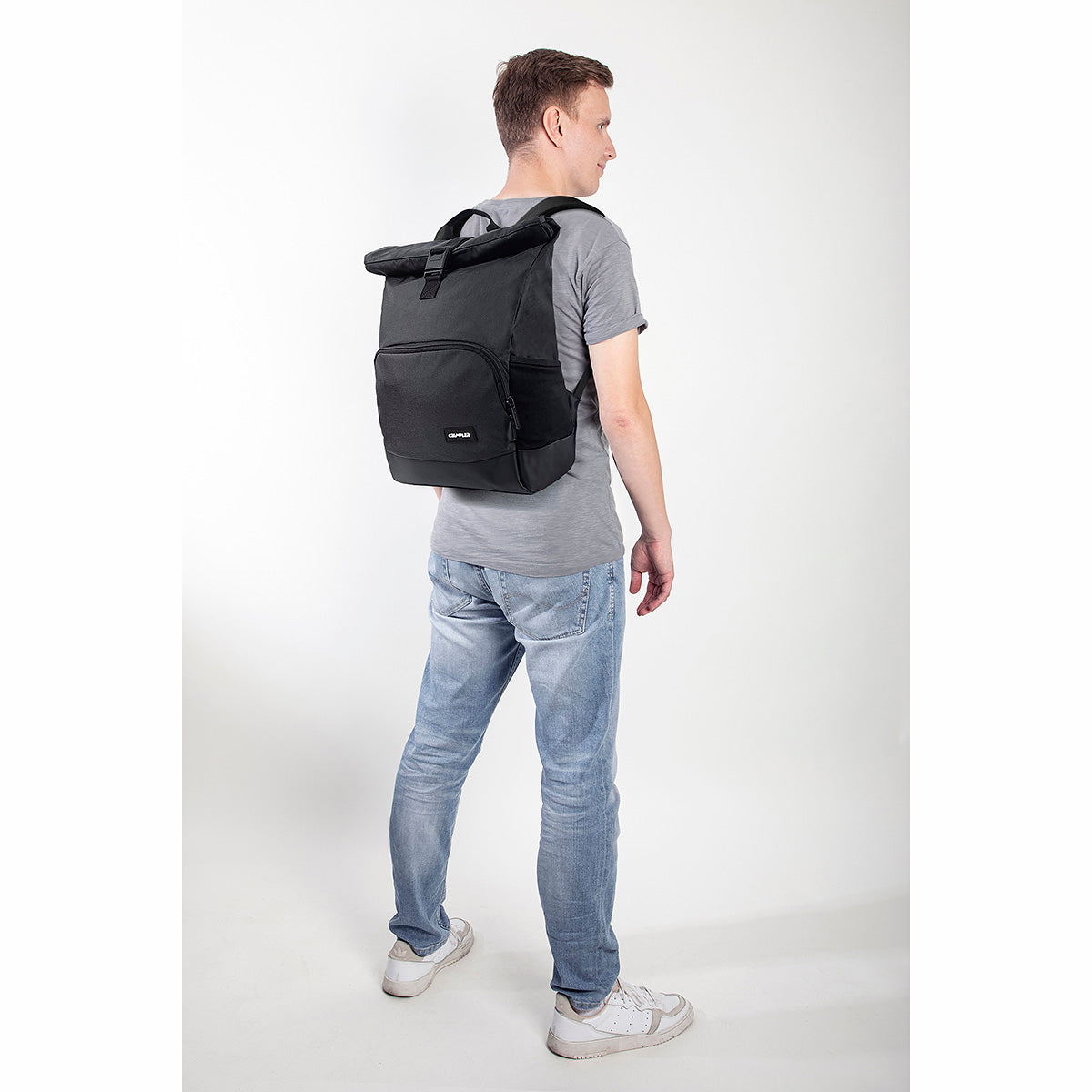 Abstract Rolltop Rucksack 14"