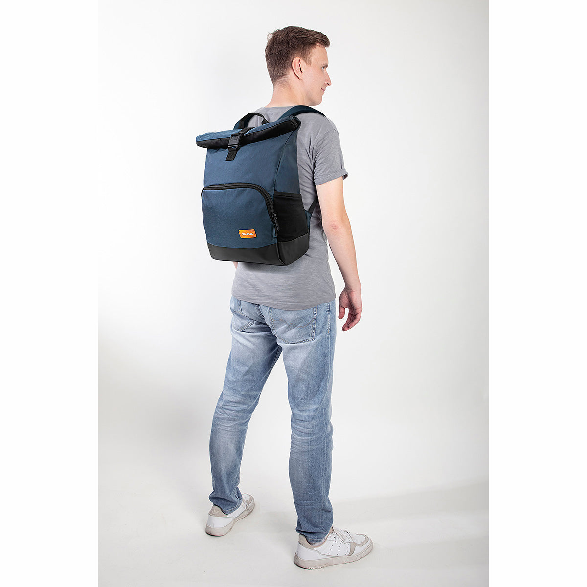 Abstract Rolltop Rucksack 14"