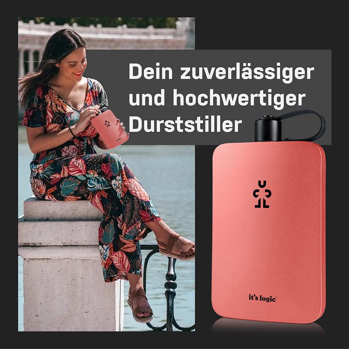 Crumpler X It's logic Edelstahlflasche