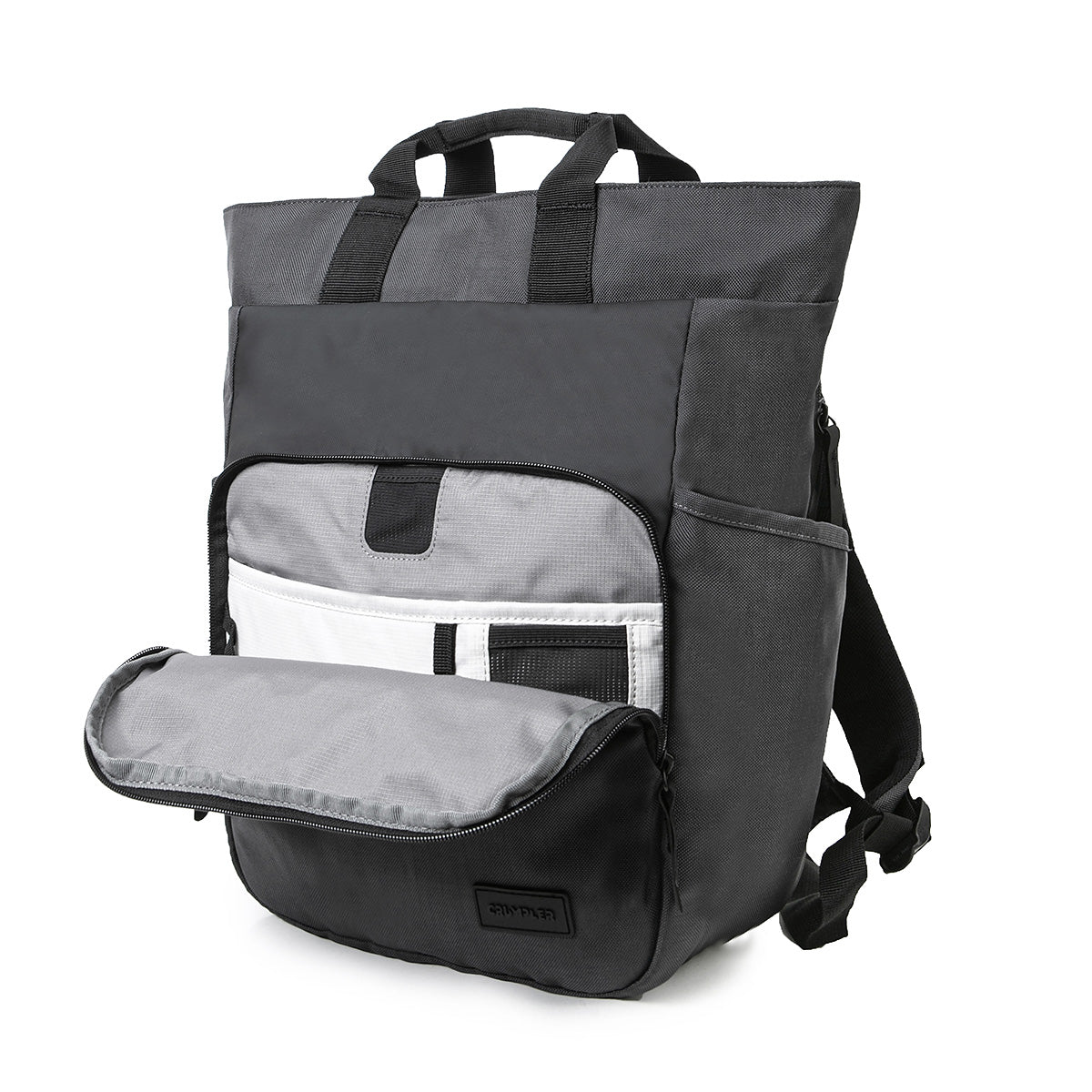 Credit Point Tote Rucksack 14" anthrazit Frontfach