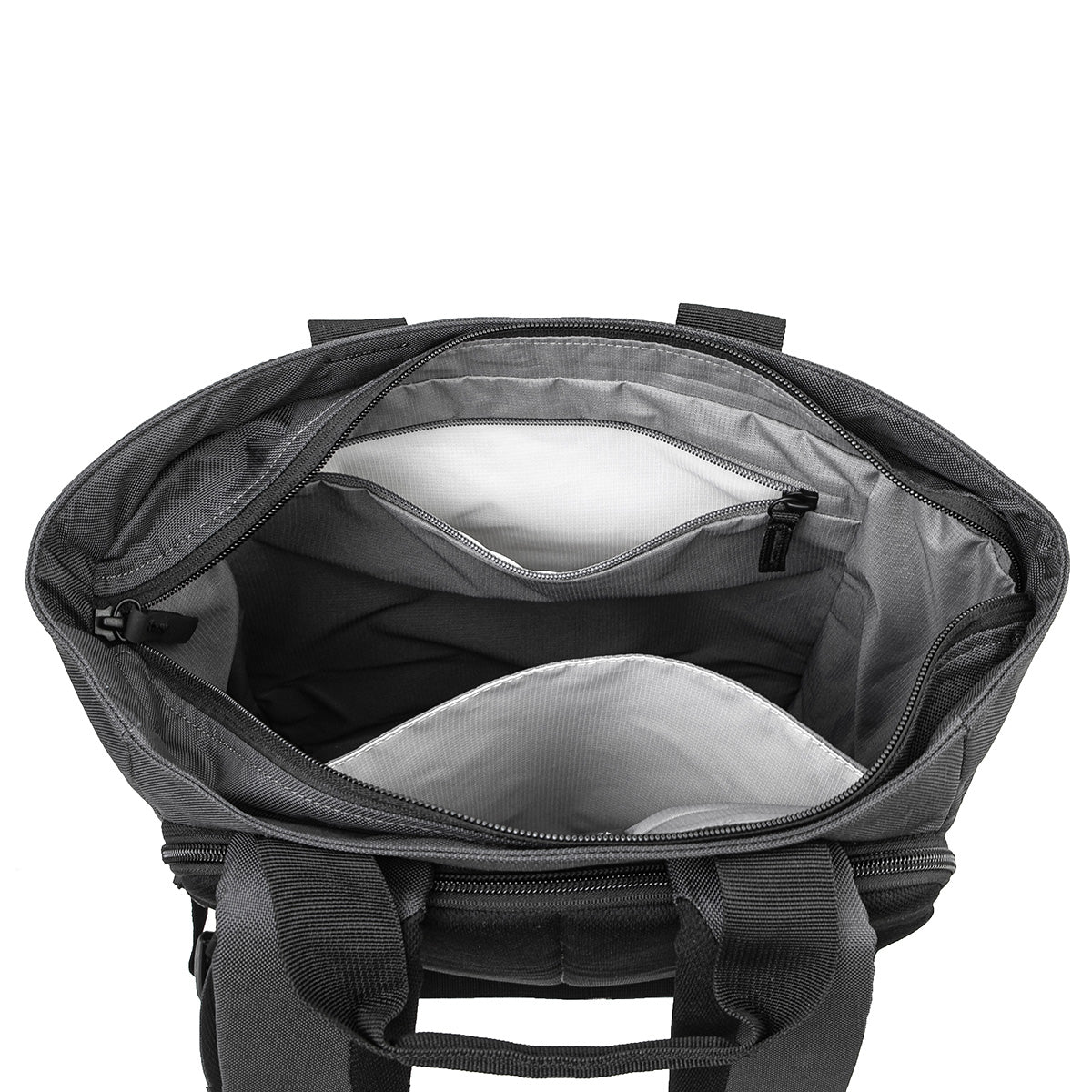 Credit Point Tote Rucksack 14" anthrazit Offen