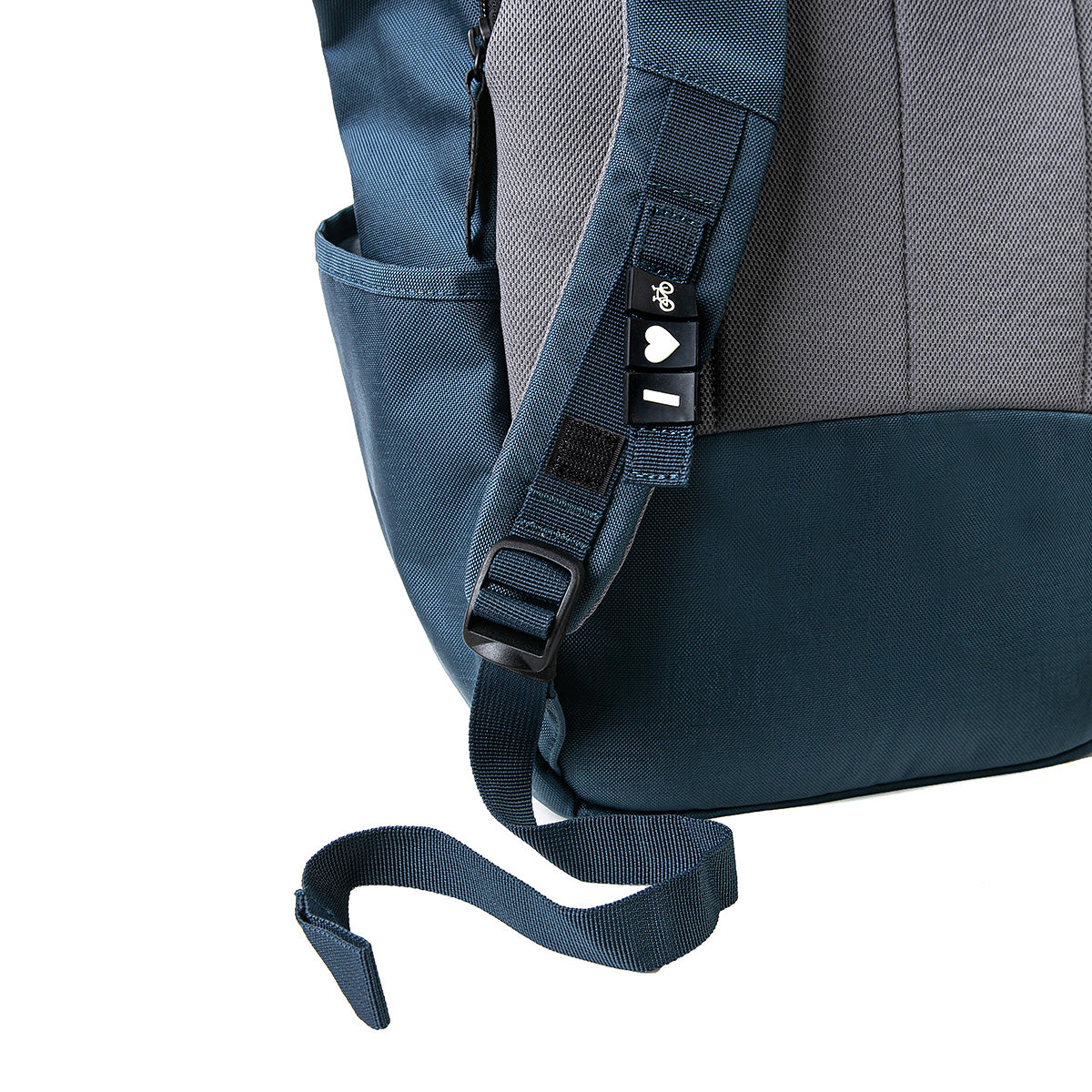Credit Point Tote Rucksack 14" nachtblau Personalisierung