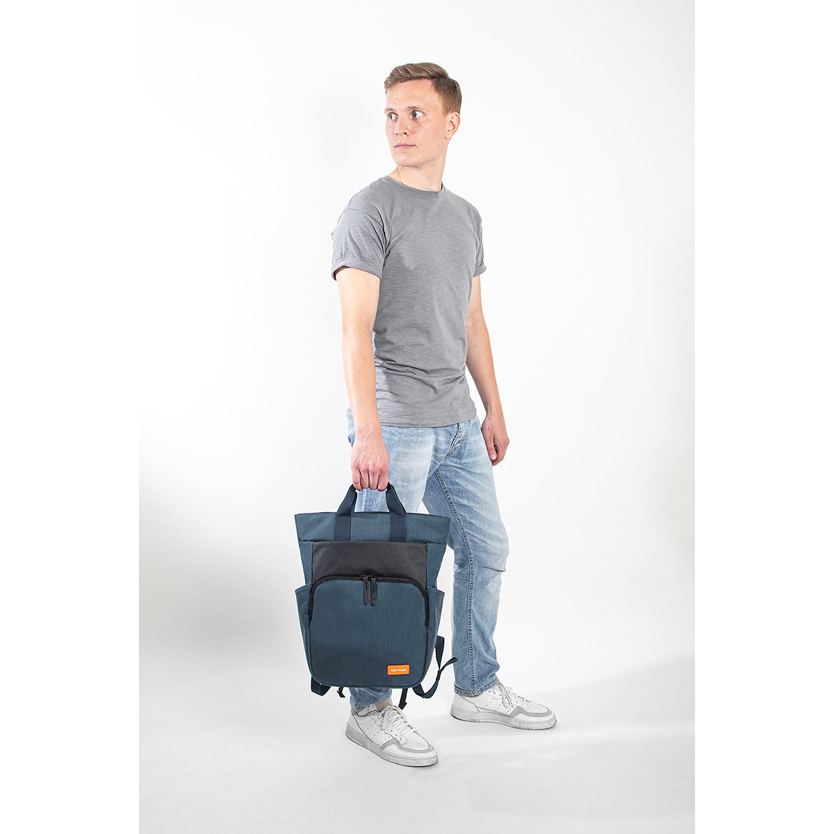 Credit Point Tote Rucksack 14" nachtblau Model