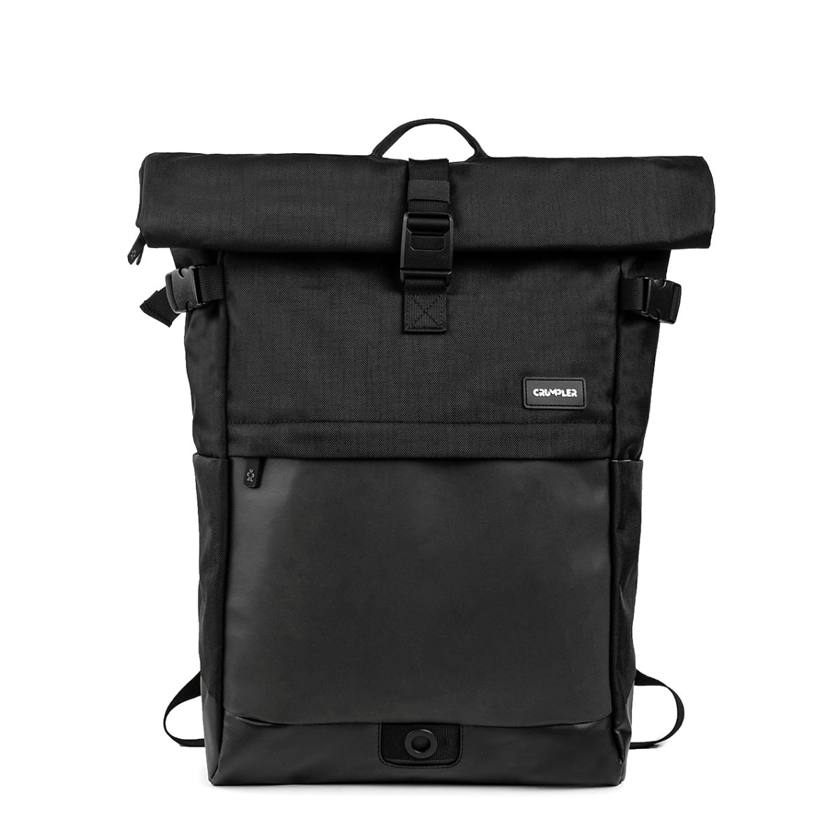 Road Mentor Rolltop Rucksack M Vorderseite schwarz