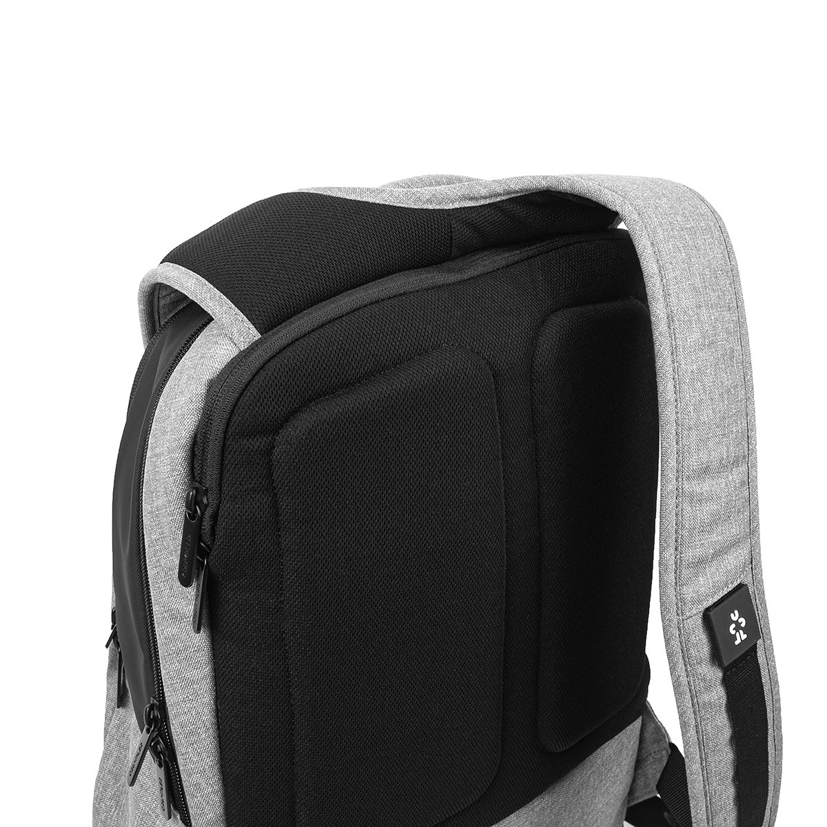 Startup Office Rucksack 16" hellgrau meliert Rückenpolsterung