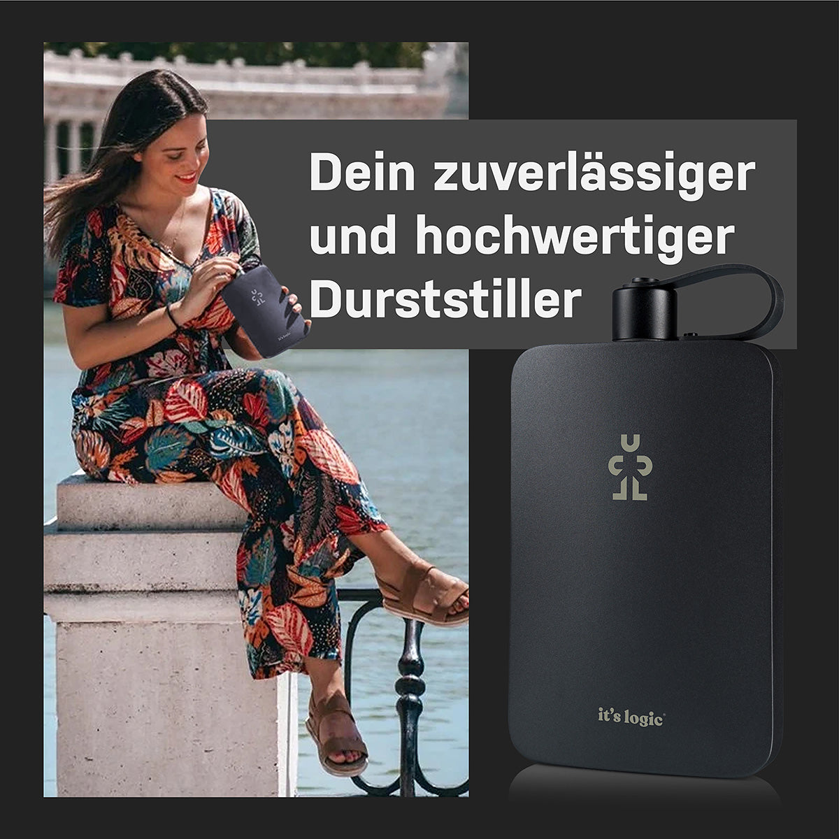 Crumpler X It's logic Edelstahlflasche