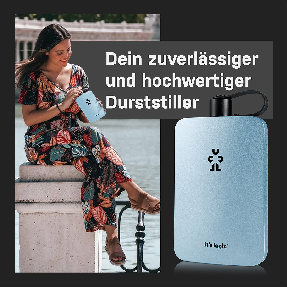 Crumpler X It's logic Edelstahlflasche
