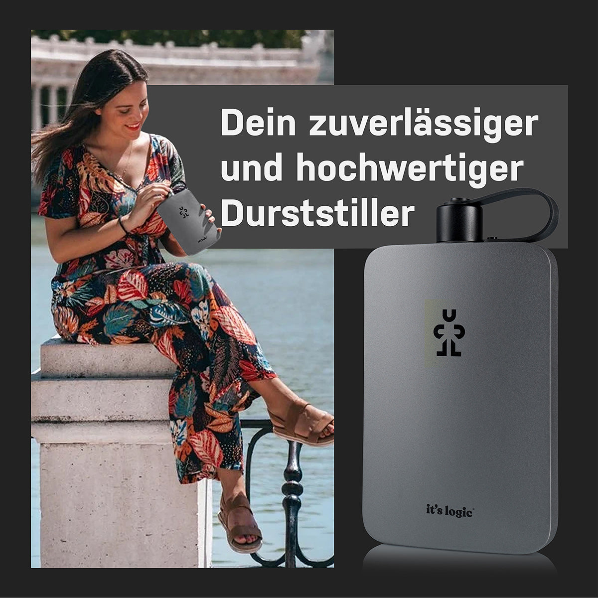 Crumpler X It's logic Edelstahlflasche